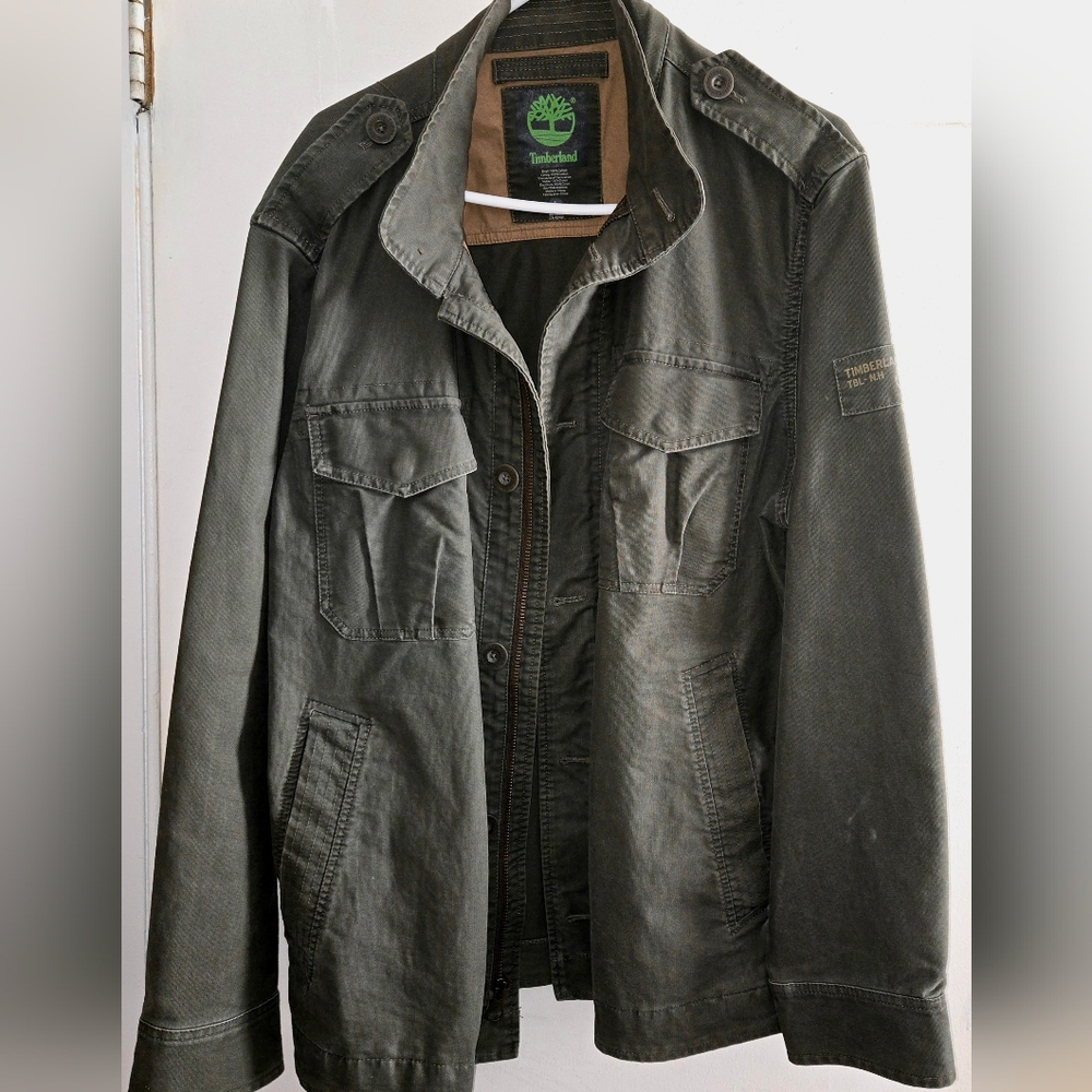 Timberland Men's Olive Military Jacket